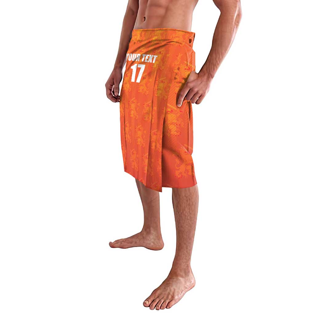 Custom Netherlands Football Lavalava Oranje Go Champions