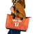 Custom Netherlands Football Leather Tote Bag Oranje Go Champions