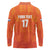 Custom Netherlands Football Long Sleeve Polo Shirt Oranje Go Champions
