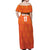Custom Netherlands Football Off Shoulder Maxi Dress Oranje Go Champions
