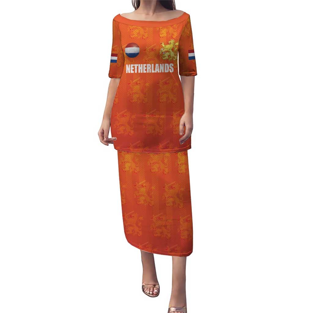 Custom Netherlands Football Puletasi Oranje Go Champions