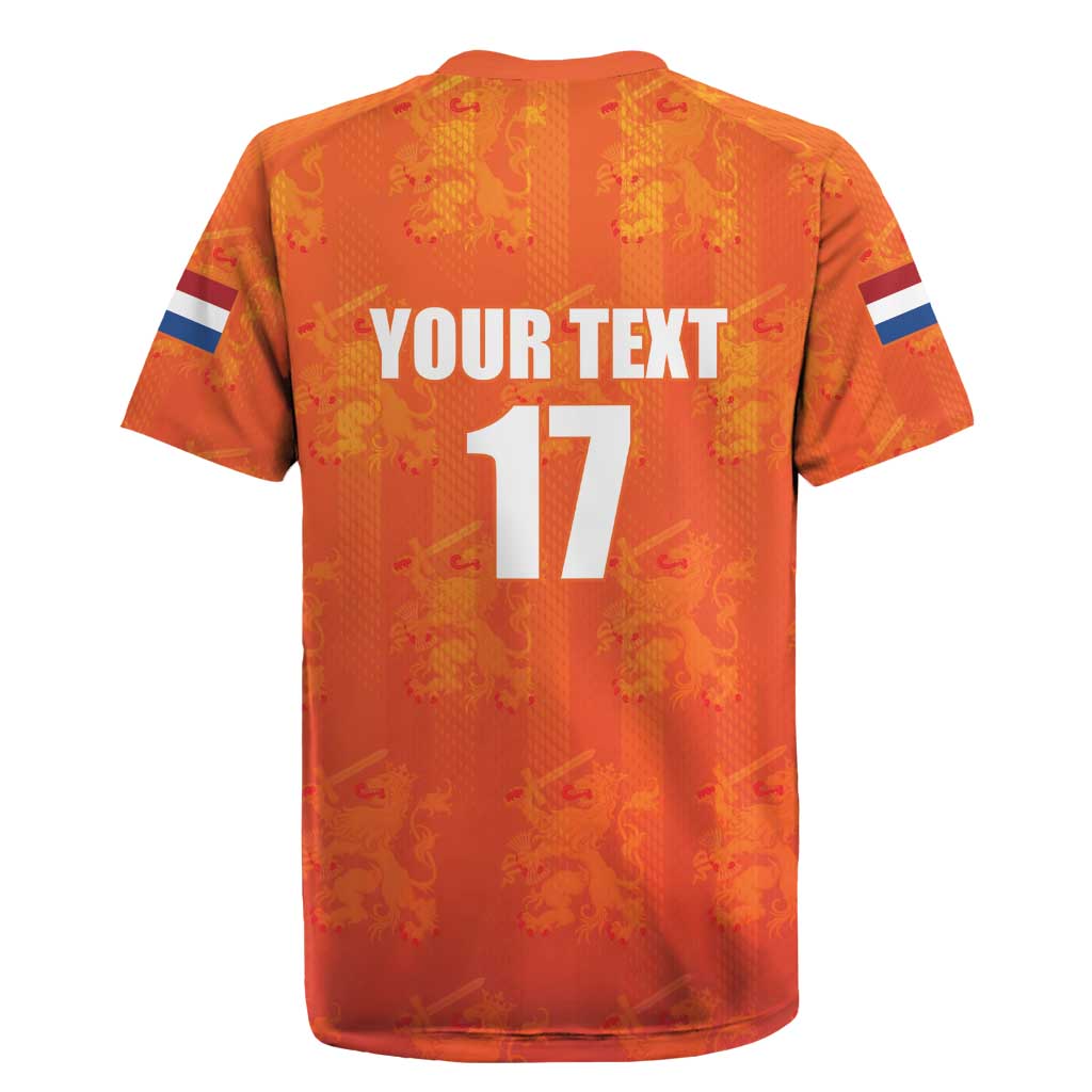 Custom Netherlands Football Rugby Jersey Oranje Go Champions