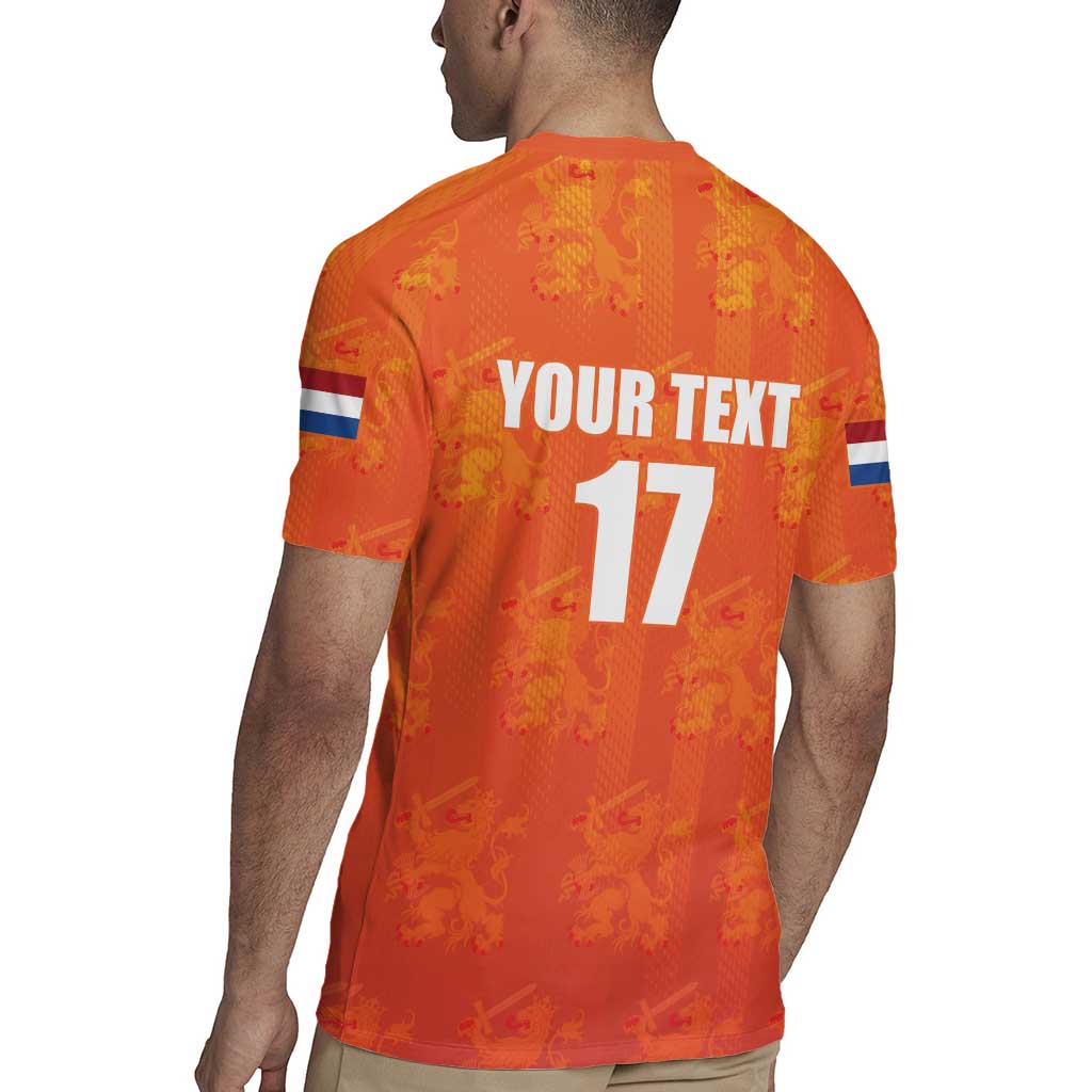 Custom Netherlands Football Rugby Jersey Oranje Go Champions