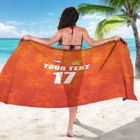 Custom Netherlands Football Sarong Oranje Go Champions