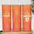 Custom Netherlands Football Skinny Tumbler Oranje Go Champions