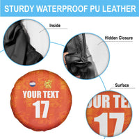 Custom Netherlands Football Spare Tire Cover Oranje Go Champions