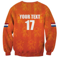 Custom Netherlands Football Sweatshirt Oranje Go Champions