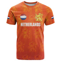 Custom Netherlands Football T Shirt Oranje Go Champions