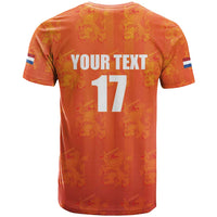 Custom Netherlands Football T Shirt Oranje Go Champions