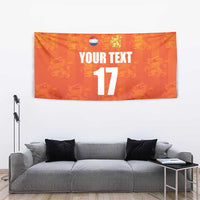 Custom Netherlands Football Tapestry Oranje Go Champions