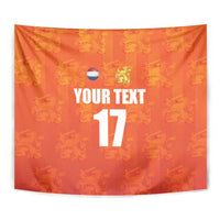 Custom Netherlands Football Tapestry Oranje Go Champions