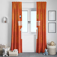 Custom Netherlands Football Window Curtain Oranje Go Champions