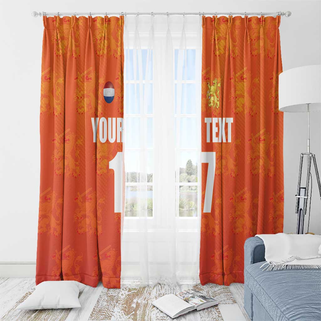 Custom Netherlands Football Window Curtain Oranje Go Champions