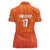 Custom Netherlands Football Women Polo Shirt Oranje Go Champions