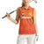 Custom Netherlands Football Women Sleeveless Polo Shirt Oranje Go Champions