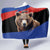 Russia Brown Bear and Chamomile Flower Hooded Blanket LT17 - Wonder Print Shop