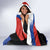 Russia Brown Bear and Chamomile Flower Hooded Blanket LT17 - Wonder Print Shop
