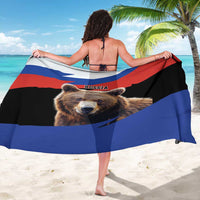 Russia Brown Bear and Chamomile Flower Sarong LT17 - Wonder Print Shop