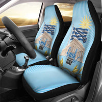 Greece Independence Day Car Seat Cover 25th March Vergina Sun