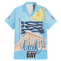 Greece Independence Day Family Matching Mermaid Dress and Hawaiian Shirt 25th March Vergina Sun