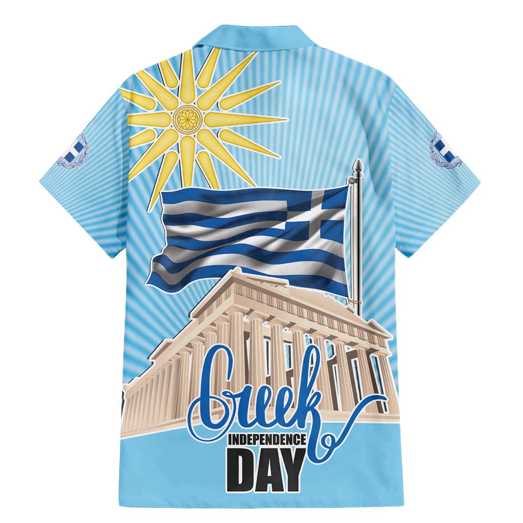 Greece Independence Day Family Matching Mermaid Dress and Hawaiian Shirt 25th March Vergina Sun