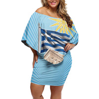 Greece Independence Day Family Matching Off Shoulder Short Dress and Hawaiian Shirt 25th March Vergina Sun