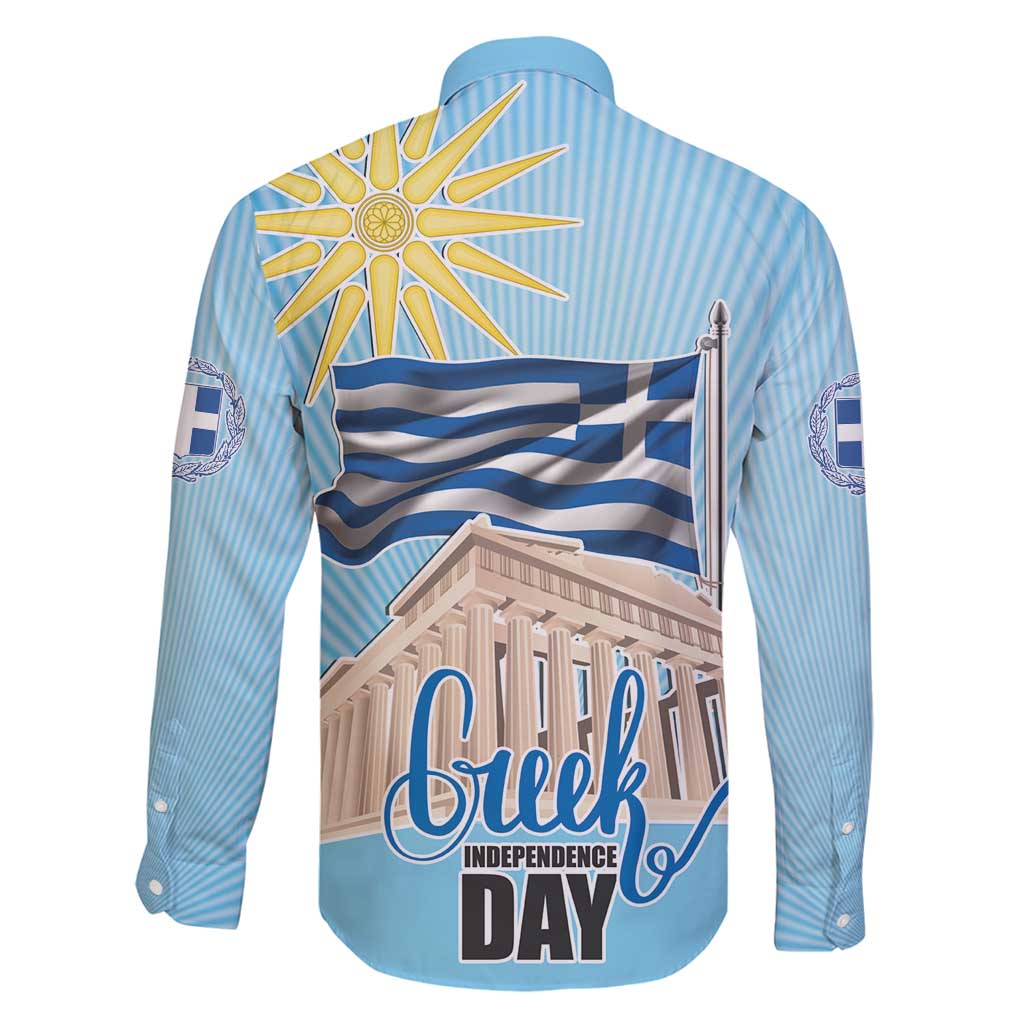 Greece Independence Day Family Matching Puletasi and Hawaiian Shirt 25th March Vergina Sun