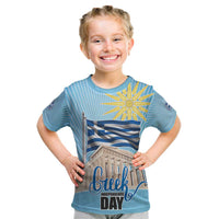 Greece Independence Day Kid T Shirt 25th March Vergina Sun