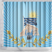 Greece Independence Day Shower Curtain 25th March Vergina Sun