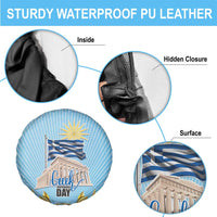 Greece Independence Day Spare Tire Cover 25th March Vergina Sun