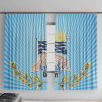 Greece Independence Day Window Curtain 25th March Vergina Sun