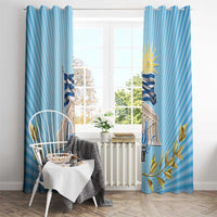 Greece Independence Day Window Curtain 25th March Vergina Sun