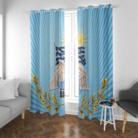 Greece Independence Day Window Curtain 25th March Vergina Sun