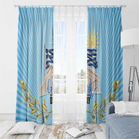 Greece Independence Day Window Curtain 25th March Vergina Sun