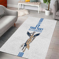 Custom Greece Football Champions Area Rug Nike Goddess of Victory