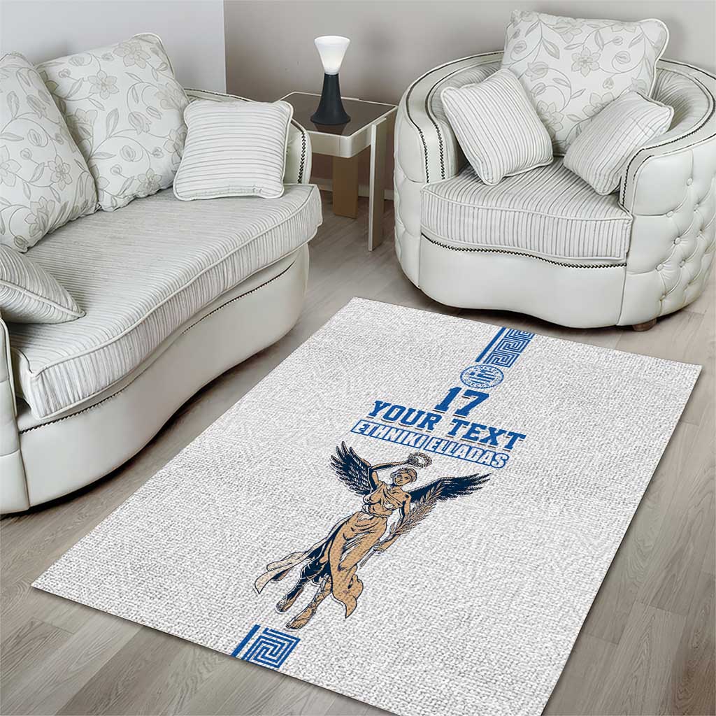 Custom Greece Football Champions Area Rug Nike Goddess of Victory