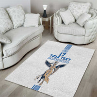 Custom Greece Football Champions Area Rug Nike Goddess of Victory