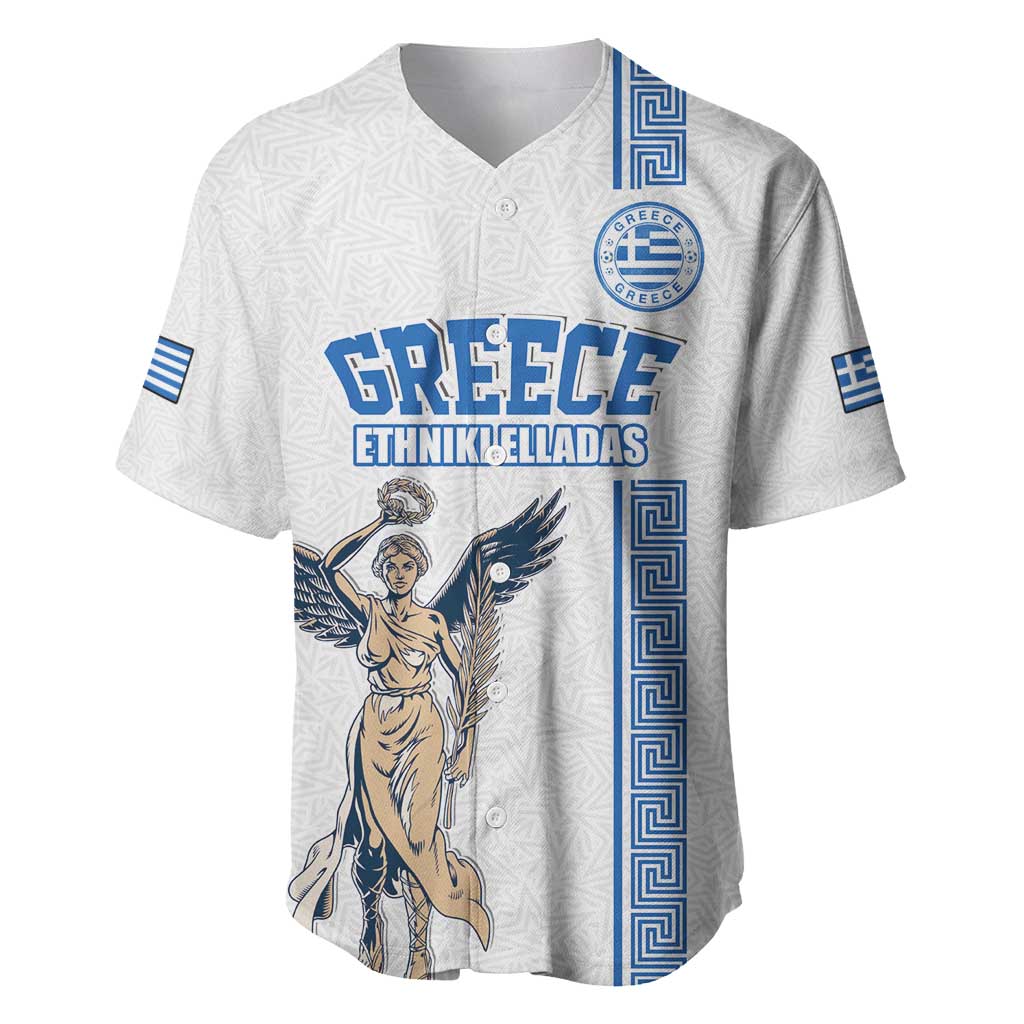 Custom Greece Football Champions Baseball Jersey Nike Goddess of Victory