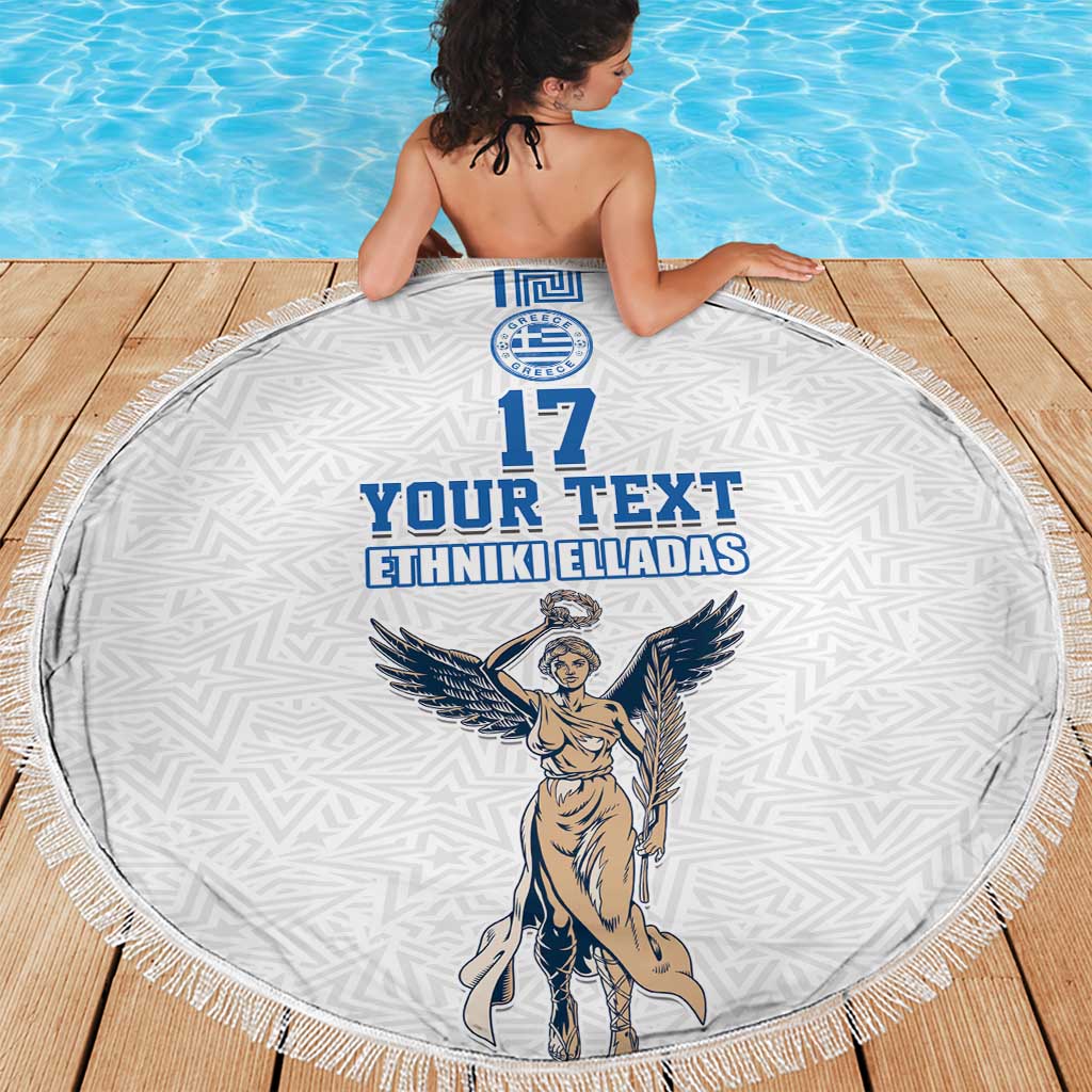 Custom Greece Football Champions Beach Blanket Nike Goddess of Victory