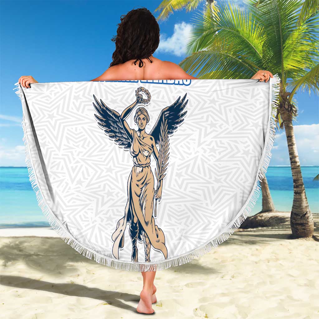 Custom Greece Football Champions Beach Blanket Nike Goddess of Victory