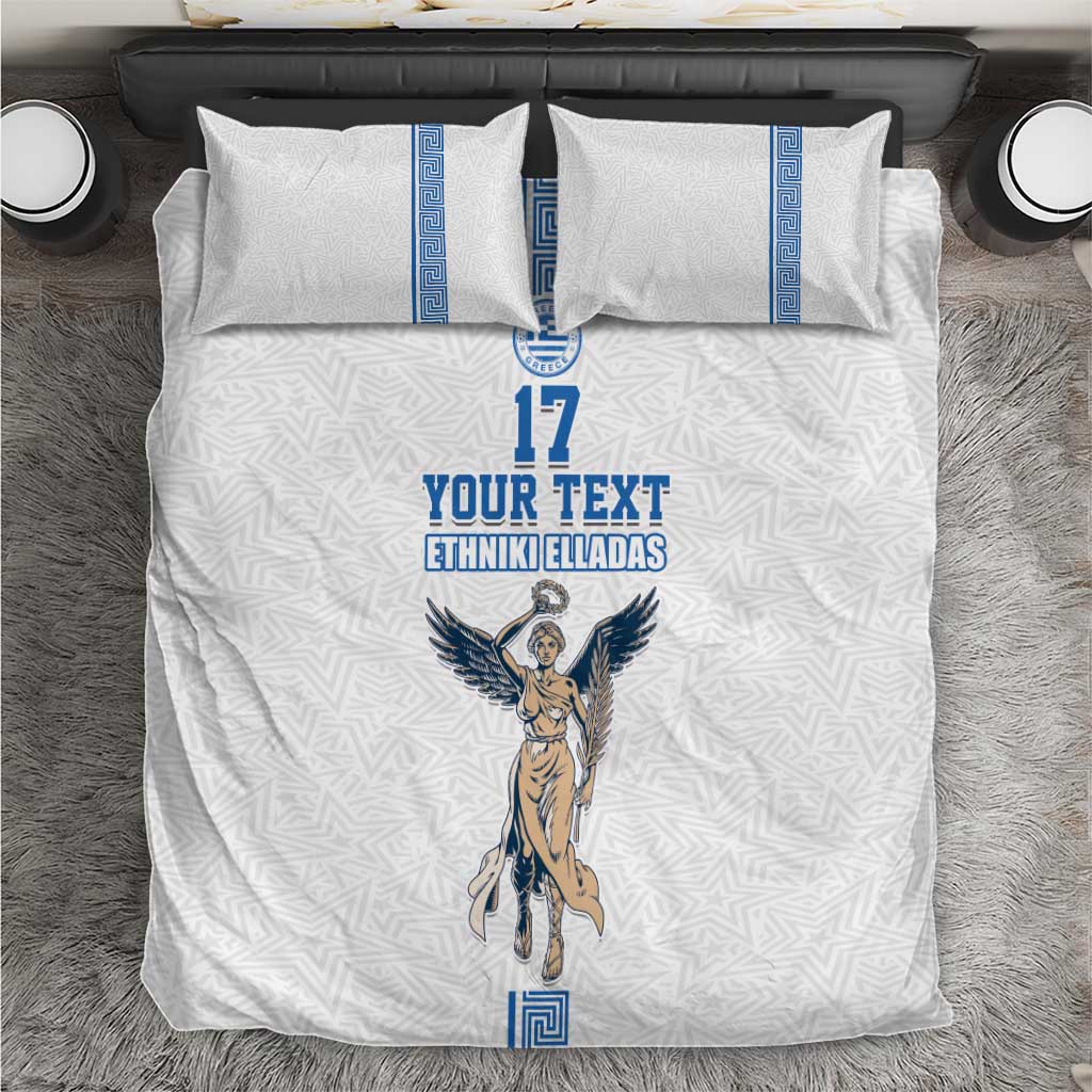 Custom Greece Football Champions Bedding Set Nike Goddess of Victory