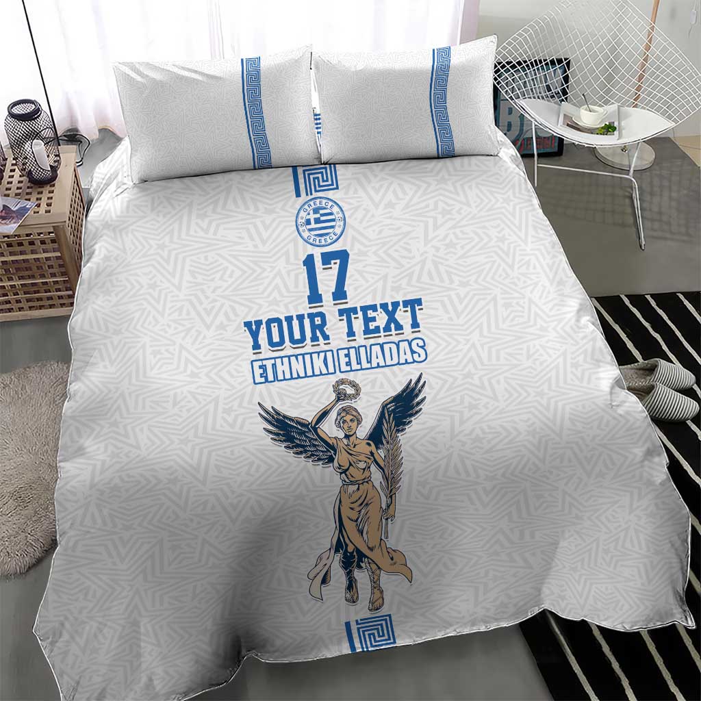 Custom Greece Football Champions Bedding Set Nike Goddess of Victory