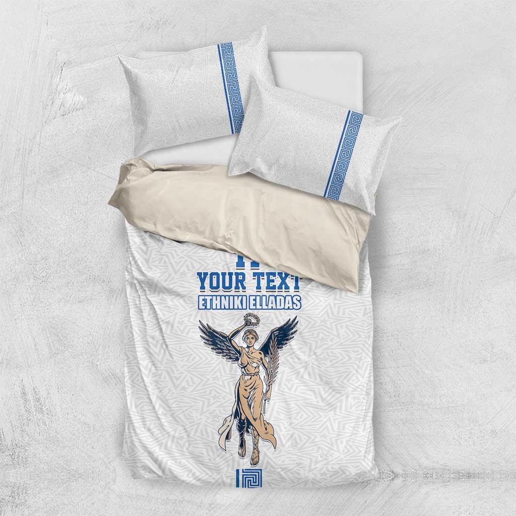 Custom Greece Football Champions Bedding Set Nike Goddess of Victory