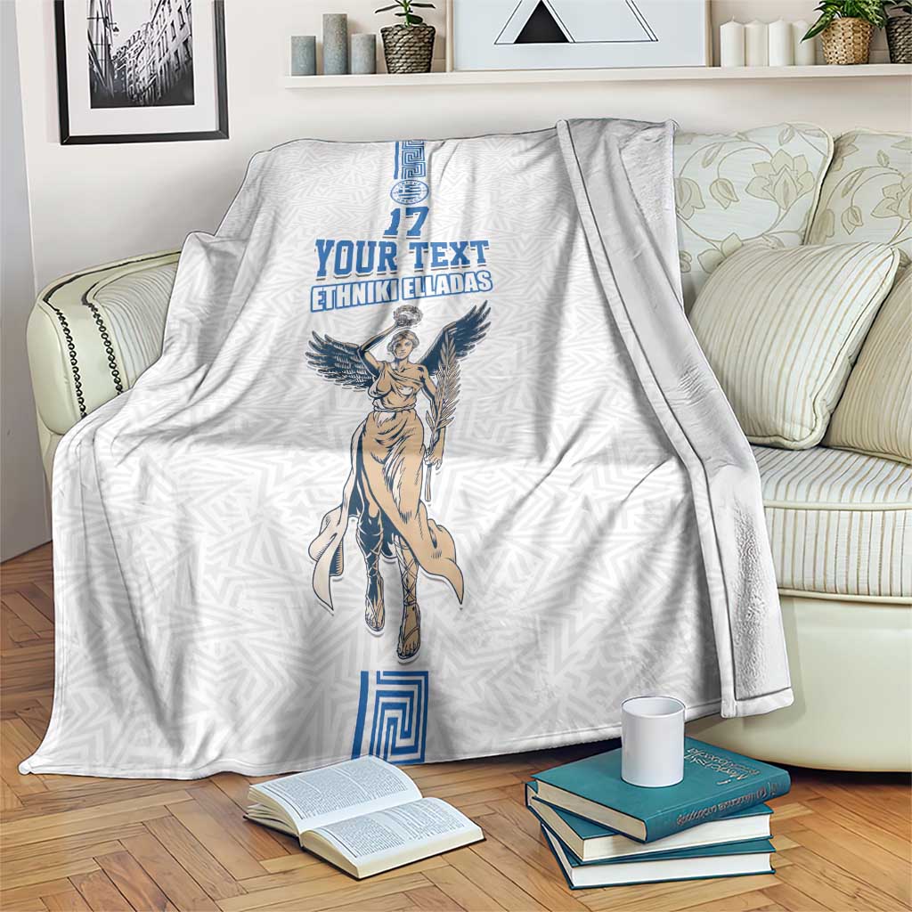 Custom Greece Football Champions Blanket Nike Goddess of Victory