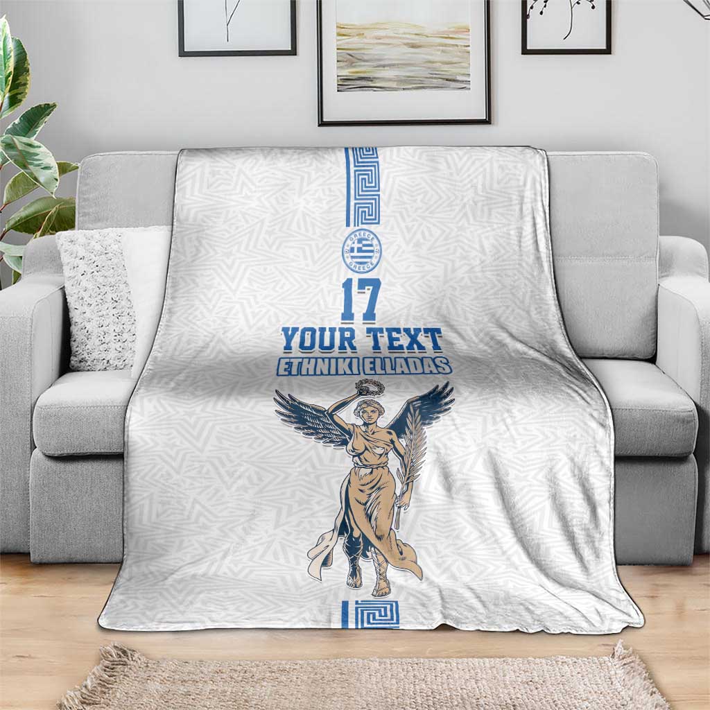 Custom Greece Football Champions Blanket Nike Goddess of Victory