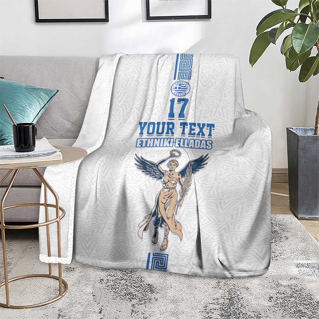 Custom Greece Football Champions Blanket Nike Goddess of Victory