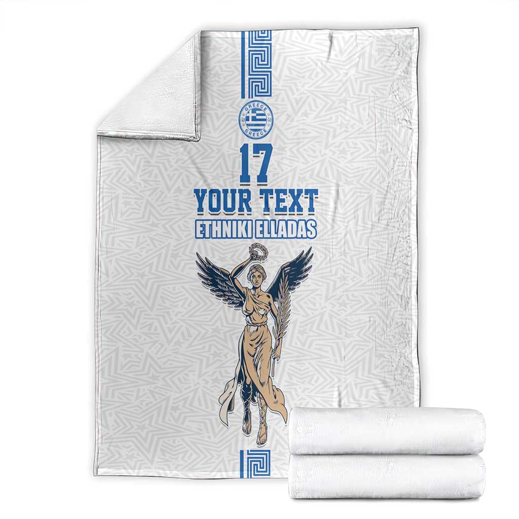 Custom Greece Football Champions Blanket Nike Goddess of Victory