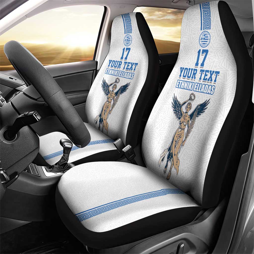 Custom Greece Football Champions Car Seat Cover Nike Goddess of Victory