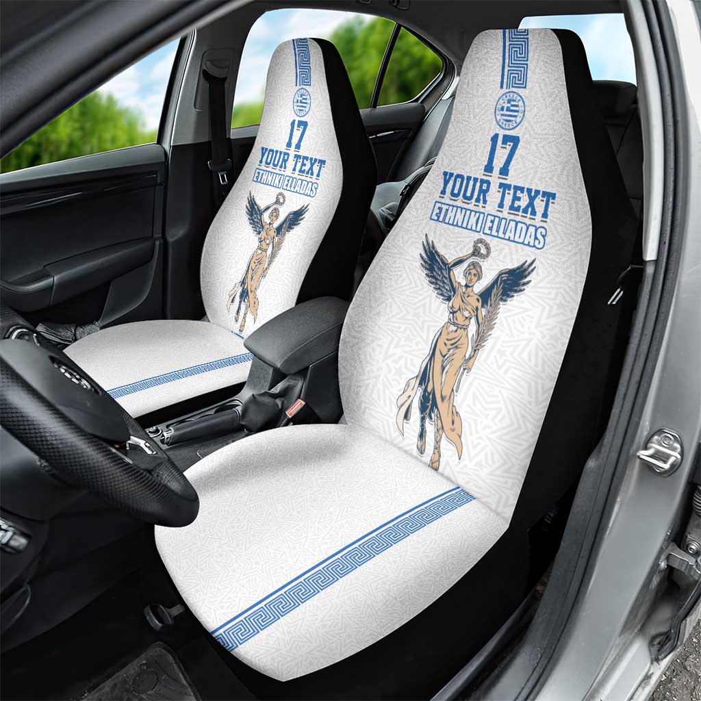Custom Greece Football Champions Car Seat Cover Nike Goddess of Victory