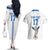 Custom Greece Football Champions Couples Matching Off The Shoulder Long Sleeve Dress and Hawaiian Shirt Nike Goddess of Victory